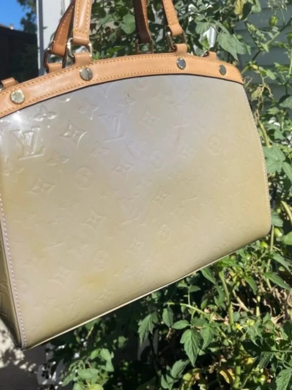 Louis Vuitton purple Brea MM lila monogram Vernis - Picture 5 of 12